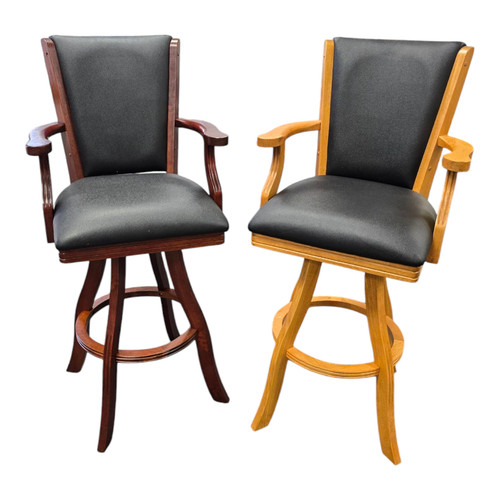 Real wood bar height - wood, 30"